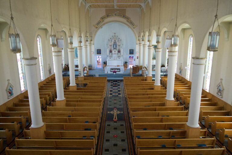 Wide shot of Stella Maris Interior